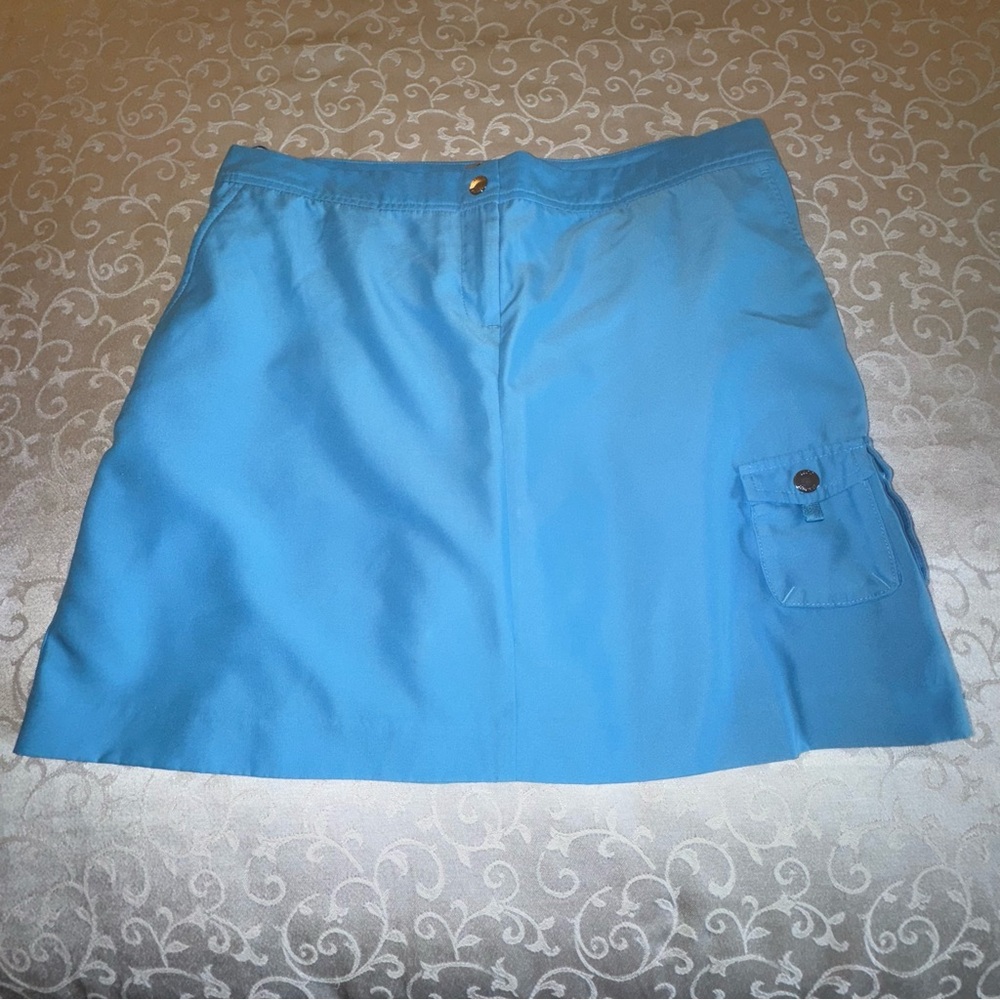 Blue Izod Cool FX Golf Skirt Shorts - Picture 6 of 13